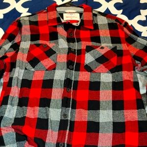 casual button down flannel